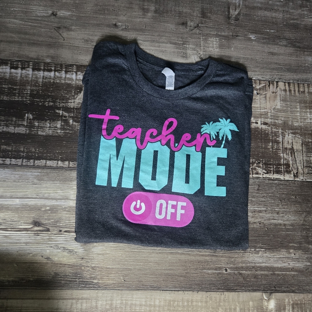 Gray Kids Shirt with Colorful Print